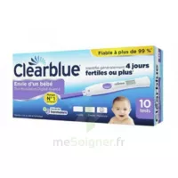 Clearblue Test D'ovulation 2 Hormones B/10 à CHALON SUR SAÔNE 