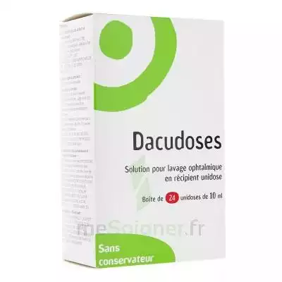 Dacudoses Solution Pour Lavement Ophtalmologique 24unid/10ml à CHALON SUR SAÔNE 