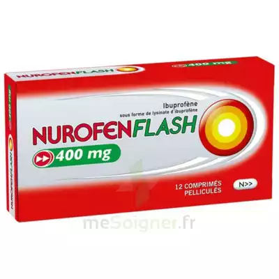 Nurofenflash 400 Mg Comprimés Pelliculés Plq/12 à CHALON SUR SAÔNE 