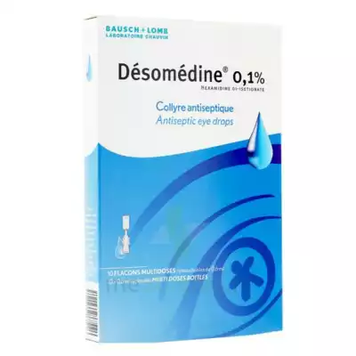 Desomedine 0,1 % Collyre Sol 10fl/0,6ml à CHALON SUR SAÔNE 
